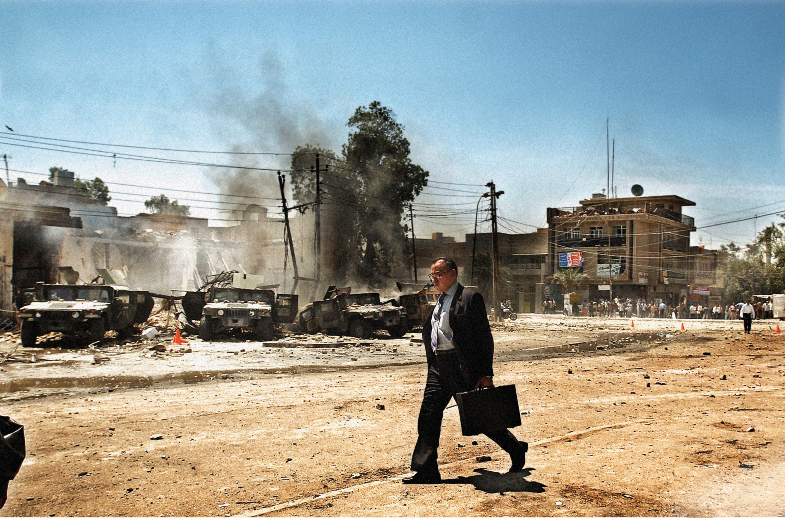 Последствия вооруженных конфликтов. Багдад 2003 бомбардировка.