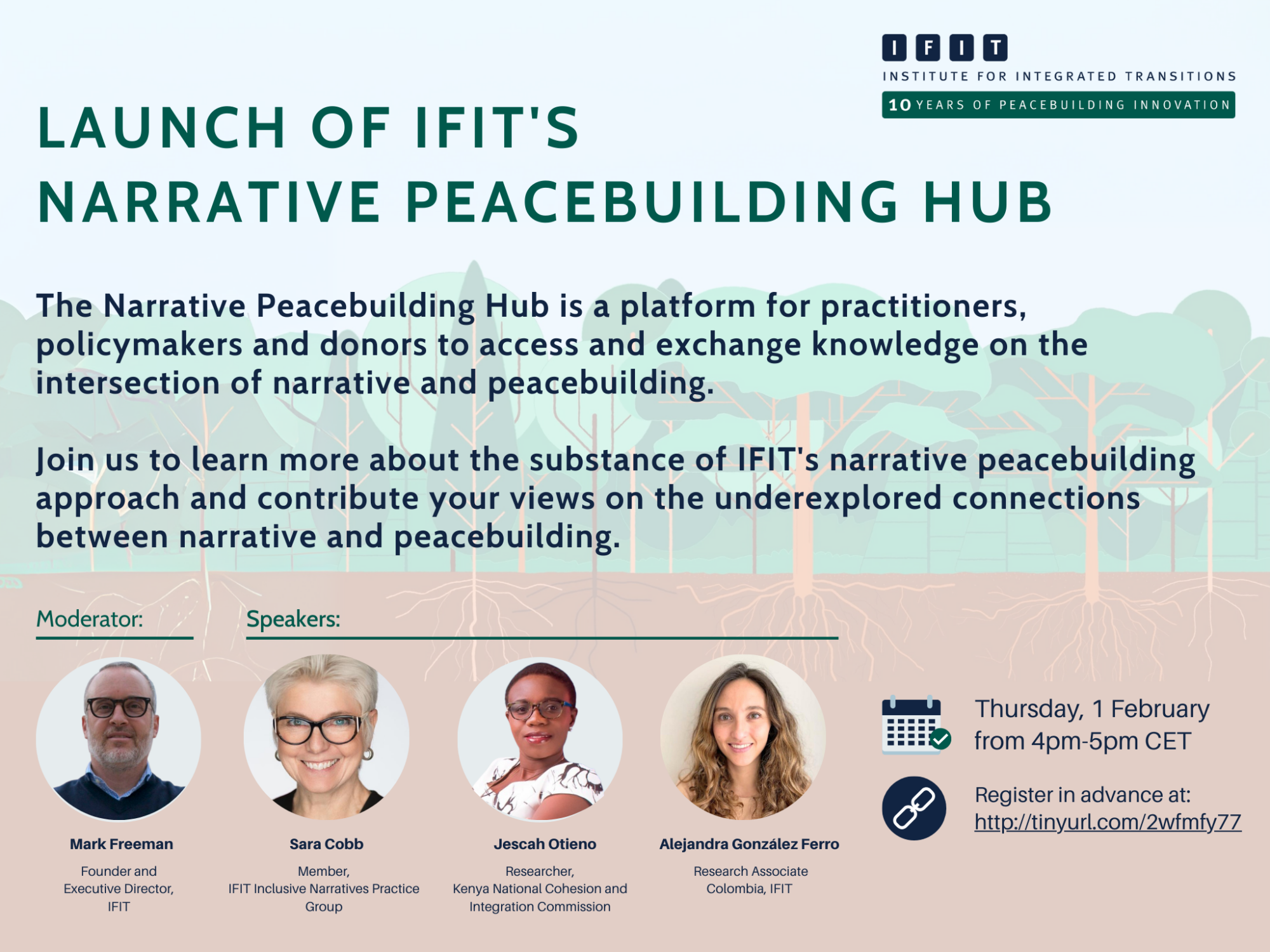 Launch of IFIT’s Narrative Peacebuilding Hub